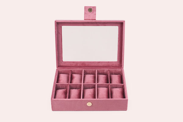 Watch Box – Old Rose (10 Partition)