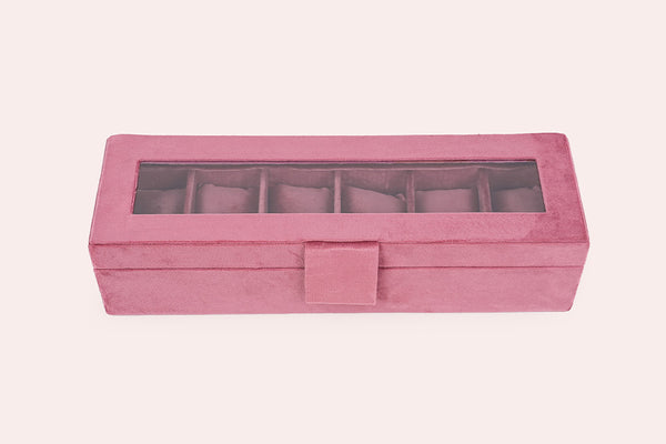 Watch Box – Old Rose (6 Partition)