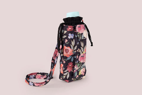 Water Bottle Sling Bag - Floral Dream