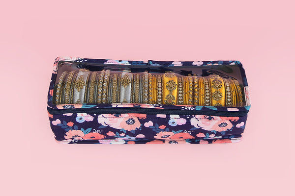 Bangle Watch Organiser – Blue Garden(1R)