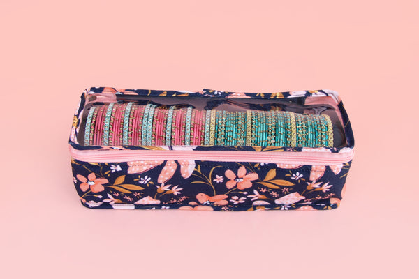 Bangle Watch Organiser – Peach Petals (1R)