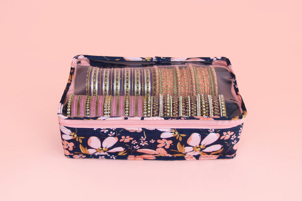 Bangle Watch Organiser – Peach Petals (2R)