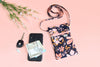 Cellphone Sling Bag - Peach Petals