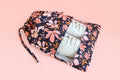 Drawstring Shoe Bag - Peach Petal