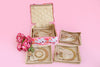 Jewellery Organiser - 4 Detachable pouch (Happy Flowers)