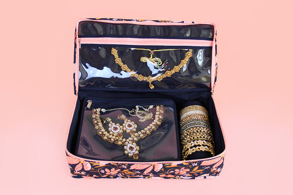 Jewellery Organiser (5P Bangle) – Peach Petals