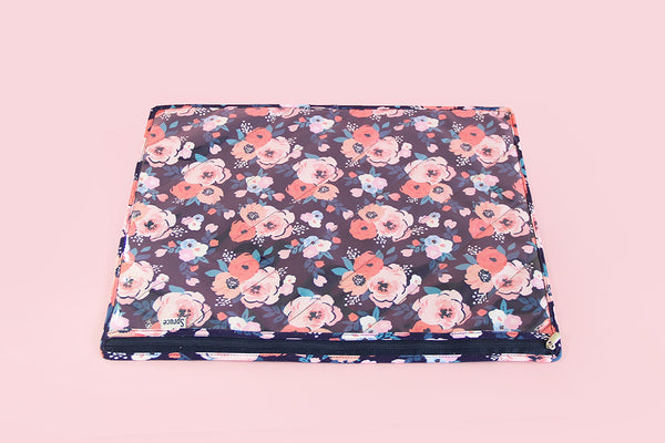 Single Saree/ Dress Cover – Blue Garden